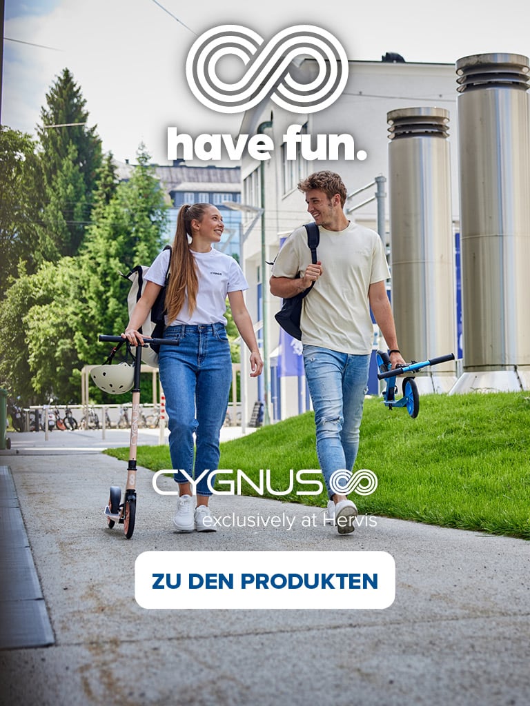 Cygnus exclusivley at Hervis  have fun.  Zu den Produkten