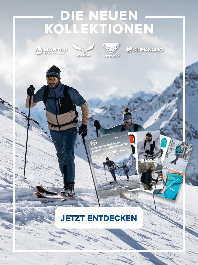 Die neuen Kollektionen von Martini Sportswear, Salewa, Dynafit und Kilimanjaro  Jetzt Entdecken