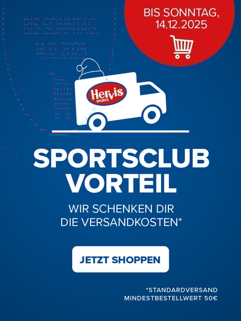 Sportsclub Vorteil Wir schenken dir die Versandkosten* bis Sonntag mit einem Mindestbestellwert von 50€ *Standardversand Jetzt Shoppen