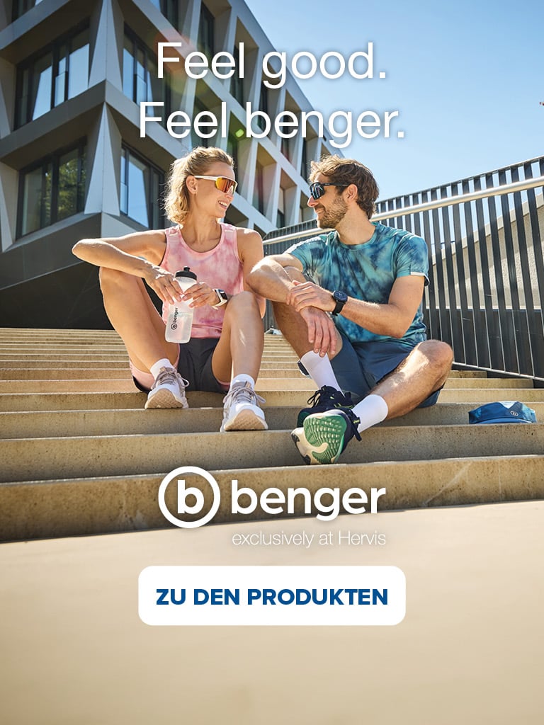 Feel good. Feel benger. benger exklusively at Hervis. Zu den Produkten.